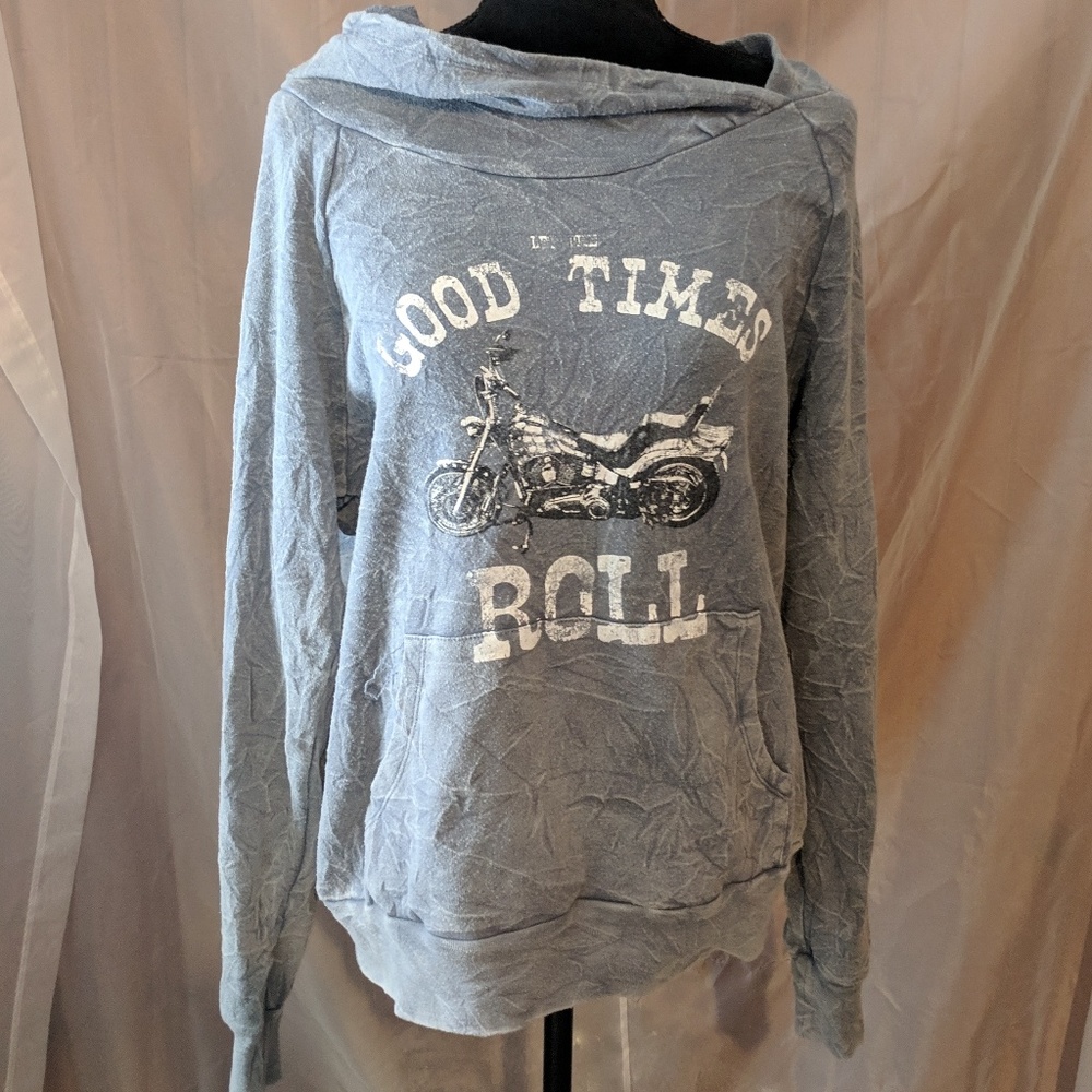 Gypsy Heart Motorcycle Sweatshirt Size Medium